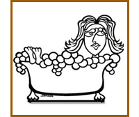 Bubble with towel bar metal wall art