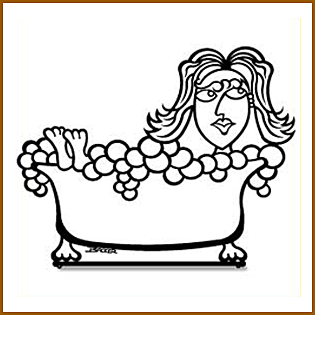 Bubbles with Towel Bar Metal Art Sculpture