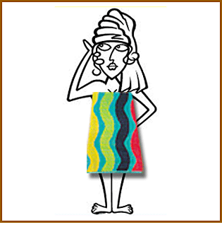 Towel Bar Lady Metal Art Sculpture